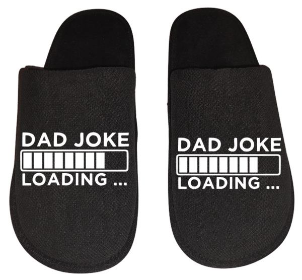 Dad joke loading Men's Slippers / House Shoes slides dad fathers day gift