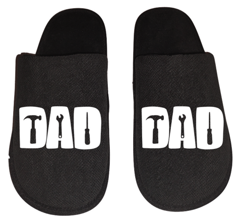Dad tool font Men's Slippers / House Shoes slides dad fathers day gift