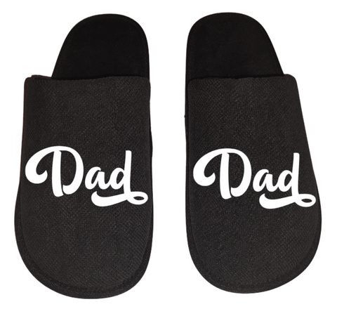 Dad Men's Slippers / House Shoes slides dad fathers day gift
