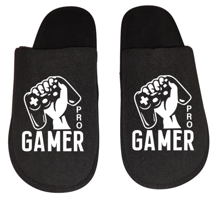 Pro Gamer video game Gamer Gaming Men's Slippers / House Shoes slides dad husband father son gift