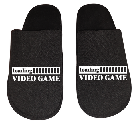 loading video game video game Gamer Gaming Men's Slippers / House Shoes slides dad husband father son gift