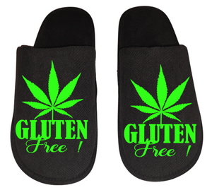 Gluten free Medical Marijuana mmj medicinal weed 4:20 mary Jane Men's Slippers / House Shoes slides weed head dope dad husband gift