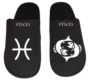 Pisces Zodiac sign Astrology horoscope Men's Slippers / House Shoes slides dad husband father gift