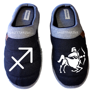 Sagittarius Zodiac sign Astrology horoscope DF by DEARFOAMS Men's Slippers / House Shoes slides dad father husband gift