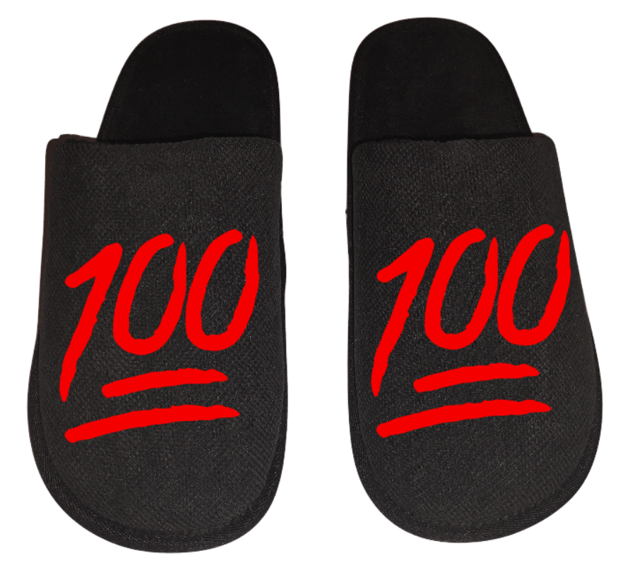 KEEP IT 100 % one hundred real Men's Slippers / House Shoes slides gift